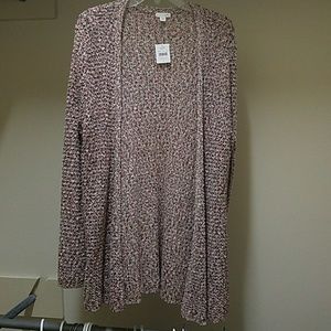 J. Jill Open Front Long Cardigan New